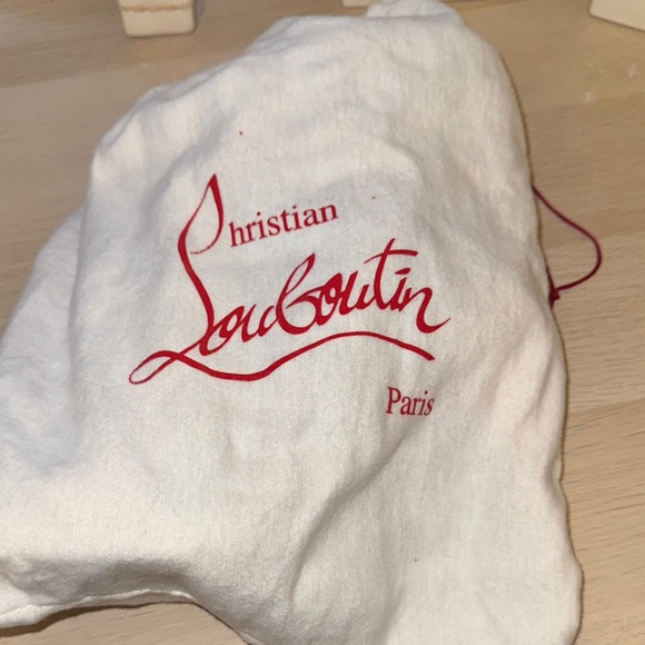 CHRISTIAN LOUBOUTINS |’Choca Lux’ 120mm Platform Leather Sandals in Blush - Picture 13 of 13